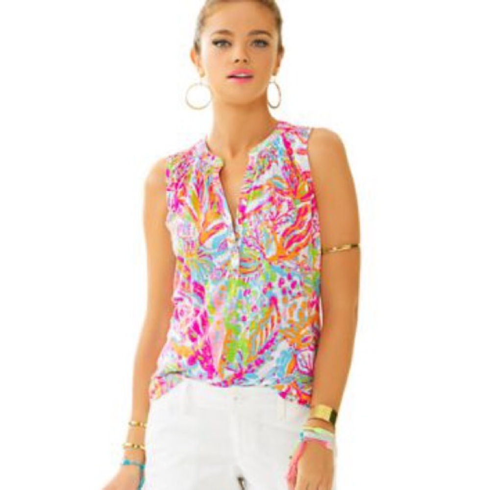 Lilly Pulitzer Scuba To Cuba Essie Tank